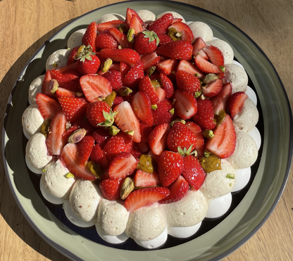 La Lady Pavlova Fraises Pistache